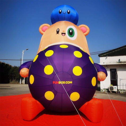 Funbox 13ft Inflatable Character - POLKA & DOT
